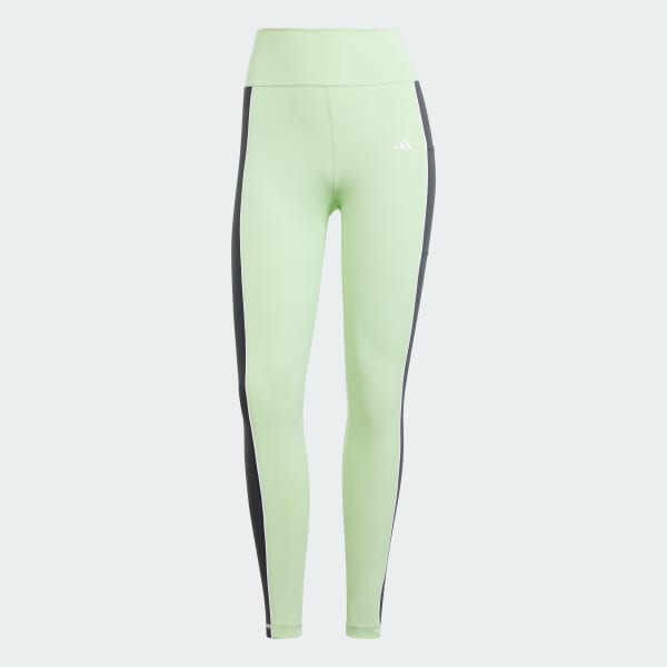 Verde Calzas 7/8 Optime Colorblock Tiro Alto