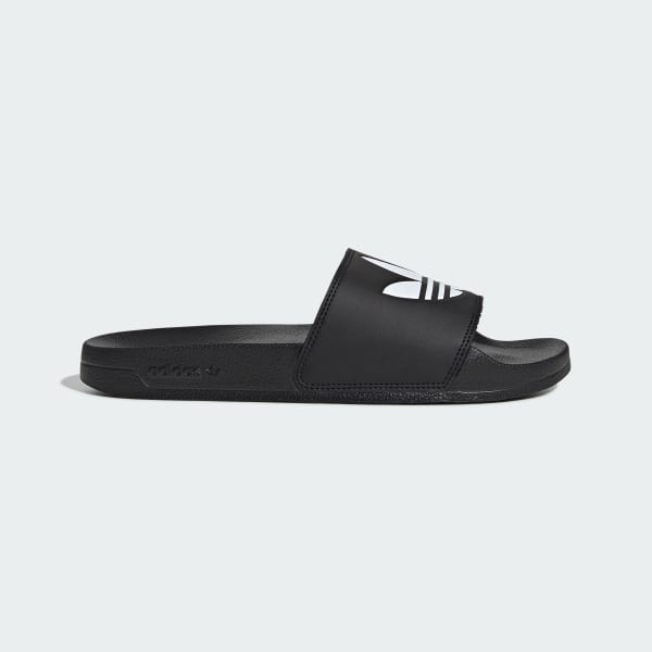 Black slides adidas online