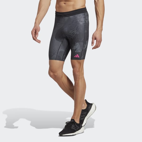 Svart Adizero Saturday Short Leggings