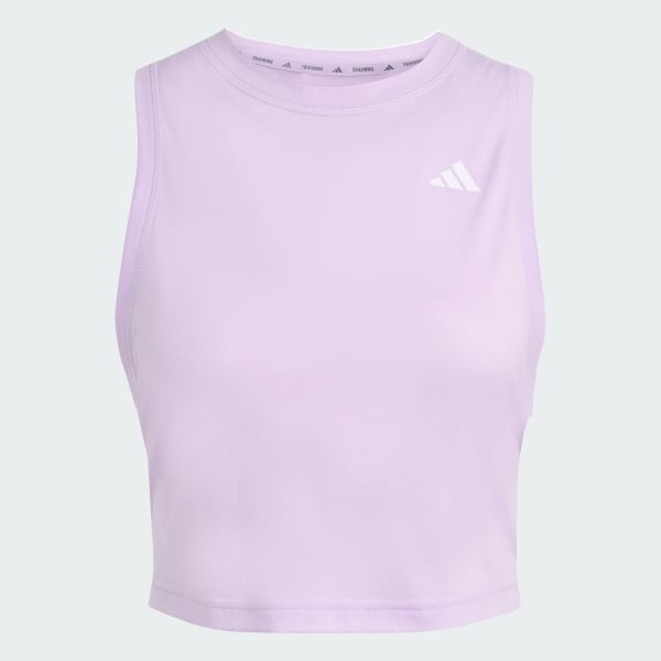 adidas Train Essentials Boxy Workout Tank Top - Purple