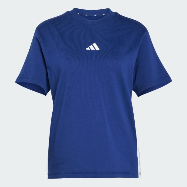 Bla Essentials 3-Stripes-T-shirt i bomuld