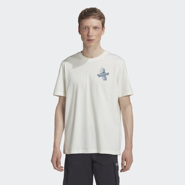 White adidas Adventure Trail T-Shirt