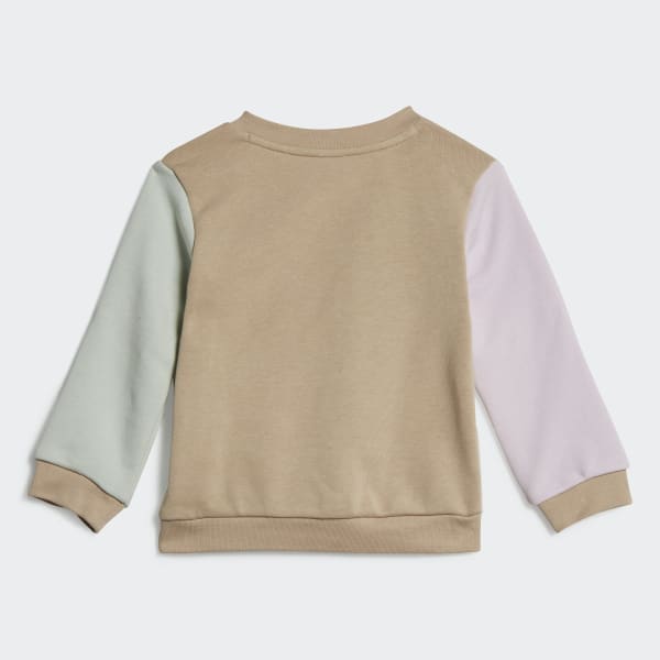 Adidas colorblock hot sale crew sweatshirt