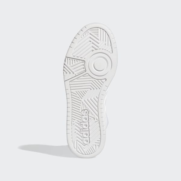 Blanco Zapatillas Hoops 3.0 Mid Classic