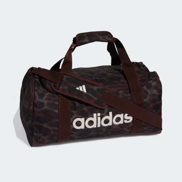 Brown adidas LINEAR GRAPHIC DUFFEL