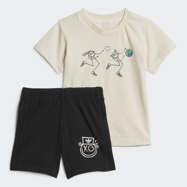 Vit Graphic Collab Shorts and Tee Set