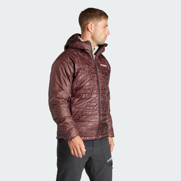 Braun TERREX XPERIOR VARILITE PRIMALOFT HOODED JACKE