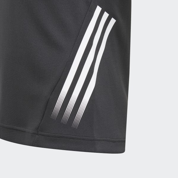 Svart AEROREADY 3-Stripes T-skjorte