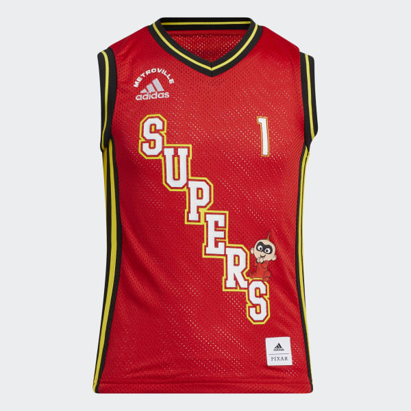 🏀 adidas Metroville Jersey - Red, Kids' Basketball