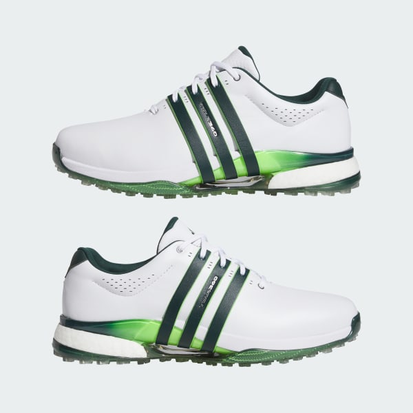 アディダス　TOUR360 25 SL WD Men's Tour360 25 Spikeless Golf Shoe - White/Green | ADIDAS