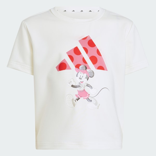 Tシャツ・カットソー adidas Adidas X Disney Minnie Mouse Top and Bottom Set White ADIDAS DISNEY MINNIE MOUSE T-SHIRT SET - White | Free