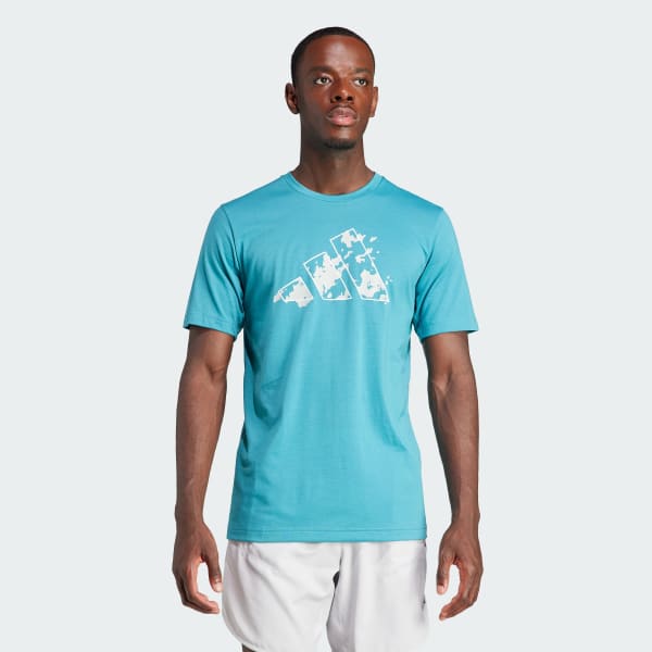 adidas Playera de entrenamiento Essentials Seasonal Graphic Tee Turquesa adidas Mexico