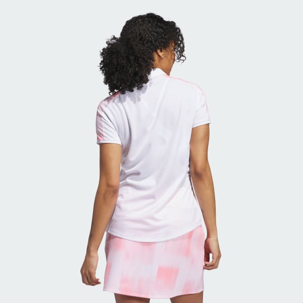 White Ultimate365 Printed Polo