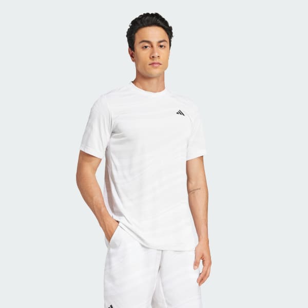 White Club Tennis Climacool Graphic Tee