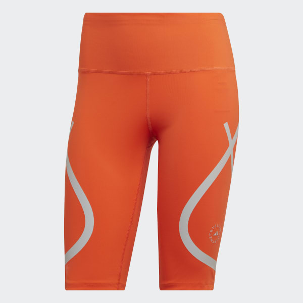 Orange adidas by Stella McCartney TruePace Cycling Shorts