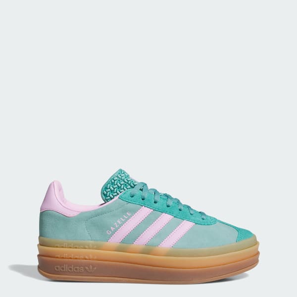 【Adidas】◆Gazelle Bold Magic Beige◆ID7056◆ Adidas Women's Gazelle Bold Shoes - Collegiate Green/ Magic