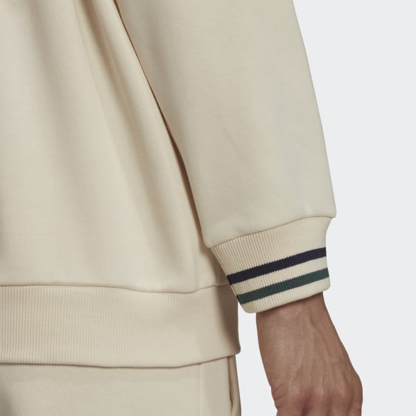 Beige Varsity Sweatshirt DKL76