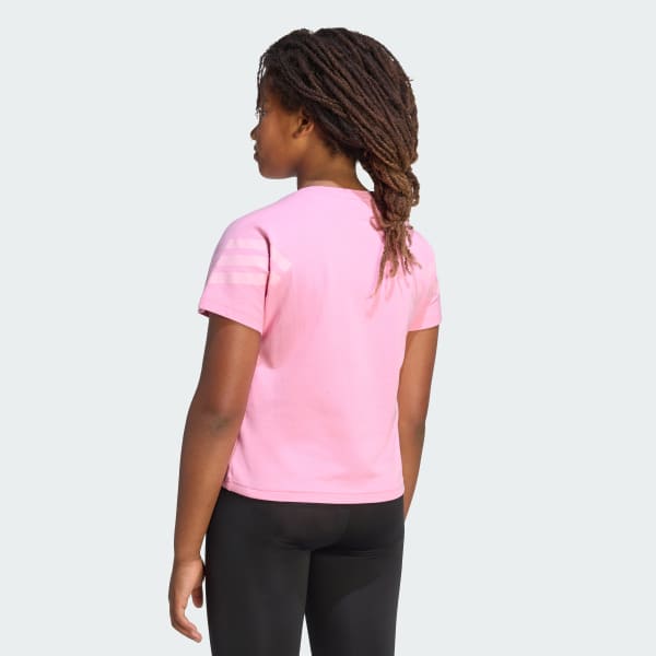 Pink Future Icons 3 Stripes T-Shirt