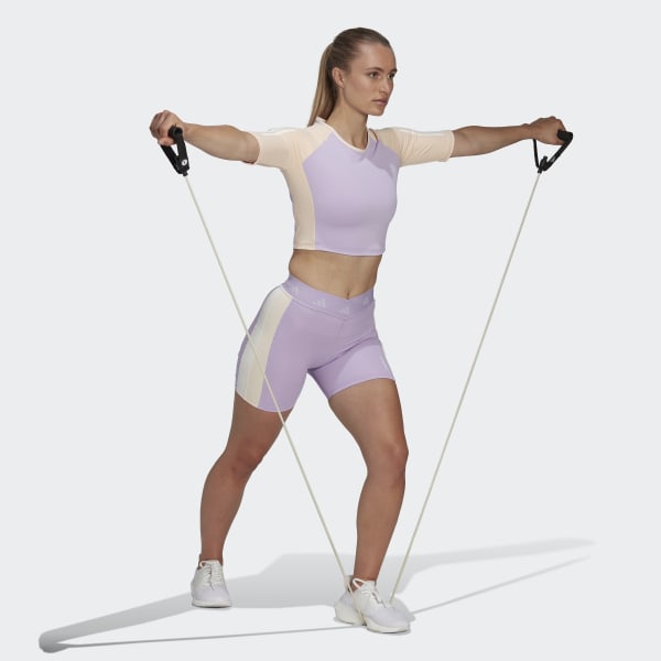 Lilla Hyperglam Training Crop T-shirt BVR37