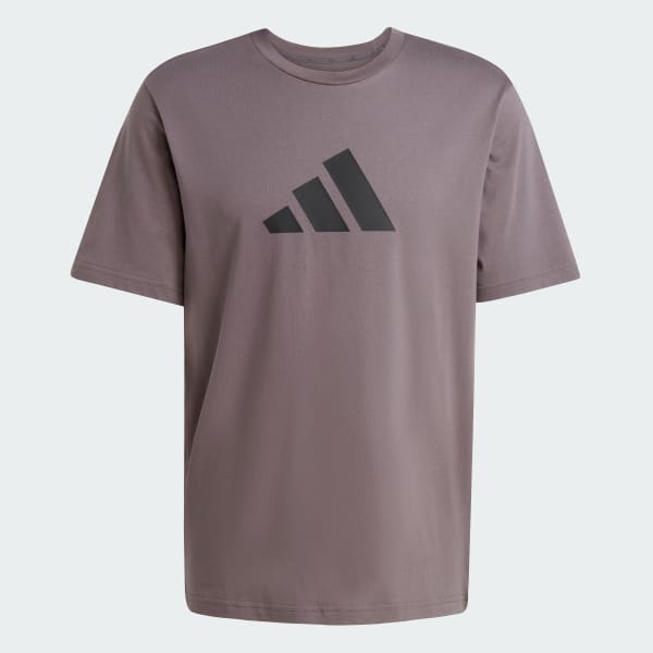 Grey Future Icons 3 Bar Logo Tee