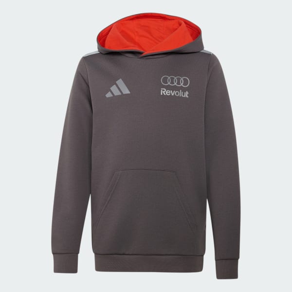 Grey AUDI REVOLUT F1 TEAM DRIVER HOODIE YOUTH