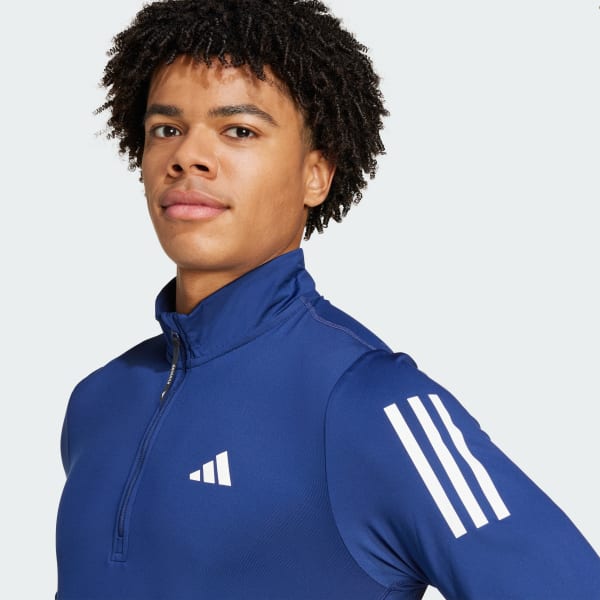 adidas Own the Run Half Zip Track Top Blue adidas Deutschland