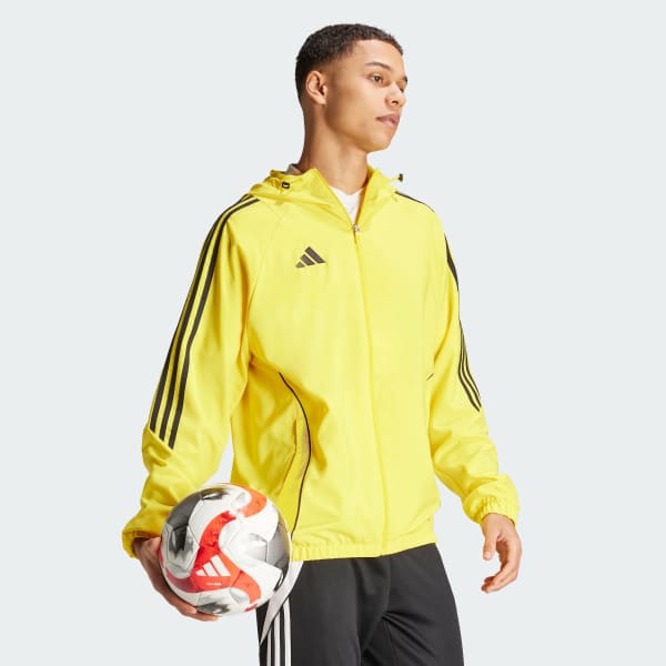 adidas Tiro 24 Windbreaker - Yellow | Free Shipping with adiClub