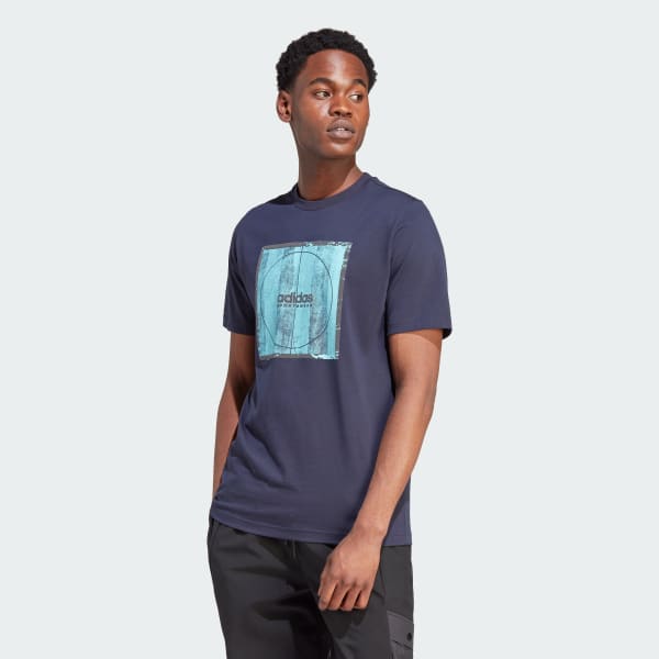 Blue Tiro Box Graphic T-Shirt