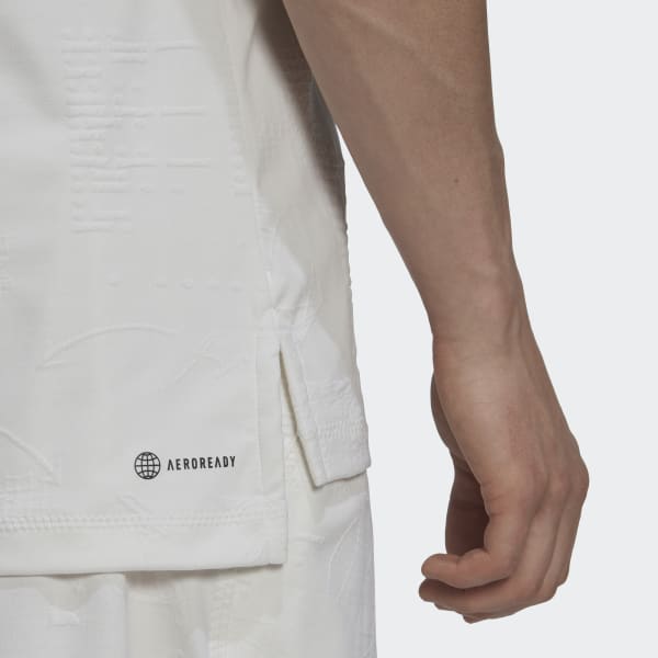 Blanco Camiseta Polo FreeLift London V8977