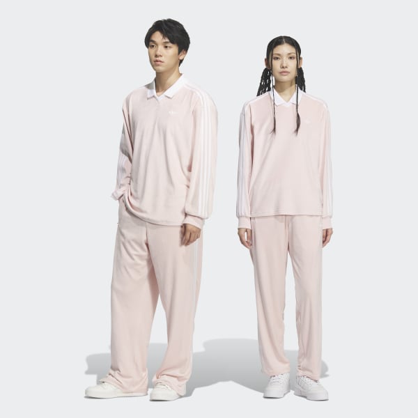 アディダス FB TP ベロア トラックパンツ - ピンク | アディダス ジャパン