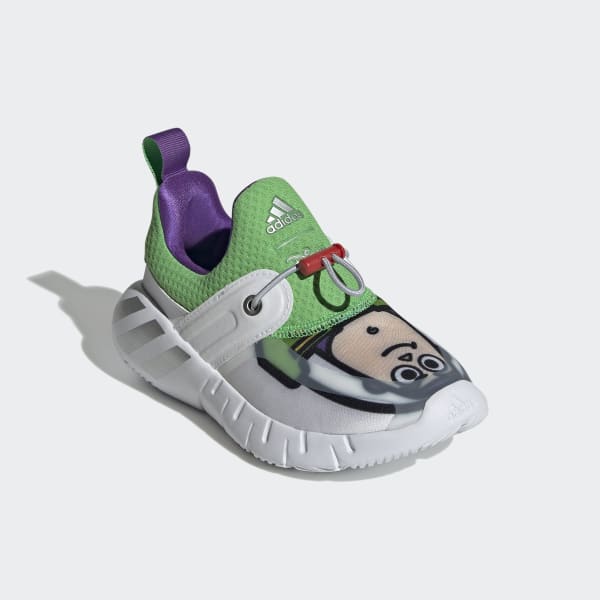 White adidas x Disney Pixar Buzz Lightyear Rapidazen Slip-On Shoes LUQ51
