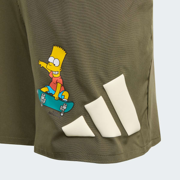Verde Shorts de Natación adidas Los Simpsons para Niños