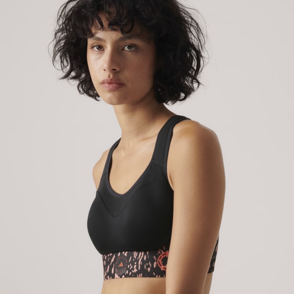 hnědá Podprsenka adidas by Stella McCartney TruePace High Support Sports