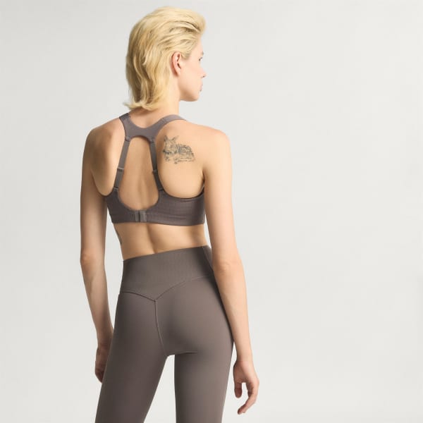 Grey Optime Power High Support Bra