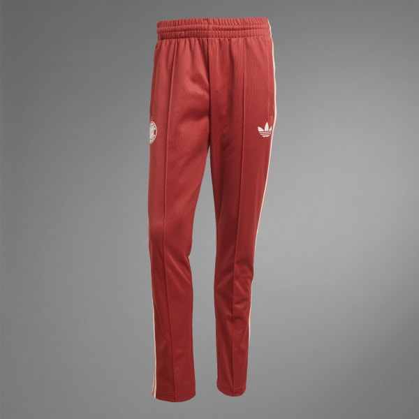 adidas FC Bayern Track Pants - Red | Free Shipping with