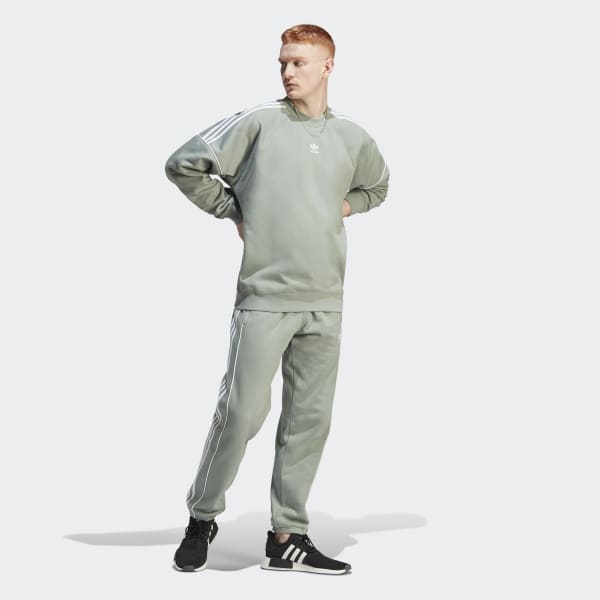adidas Rekive Crew | Men\'s | Sweatshirt US Green Lifestyle - adidas