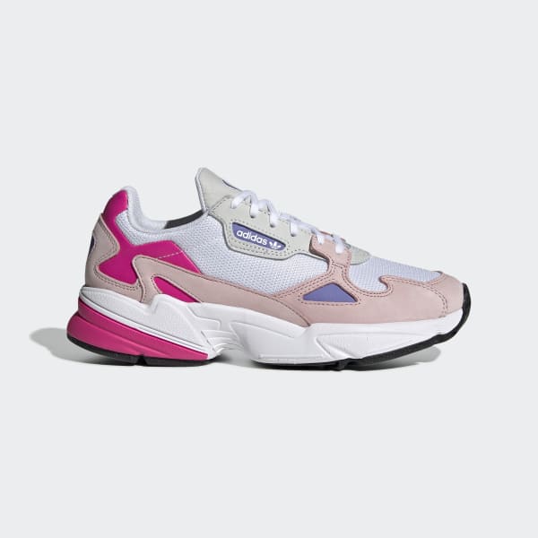 adidas falcon white blue pink