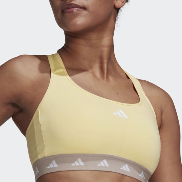 Amarillo Top Deportivo Powerreact Training Techfit Soporte Medio I6419