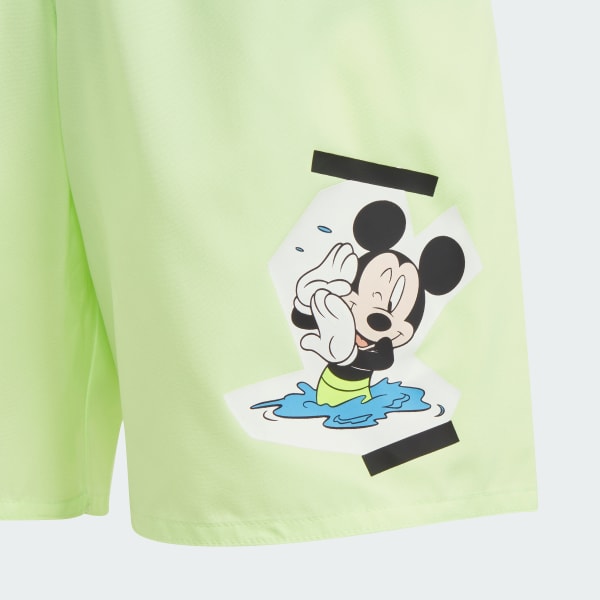 Green adidas x Disney Mickey Mouse Swim Shorts
