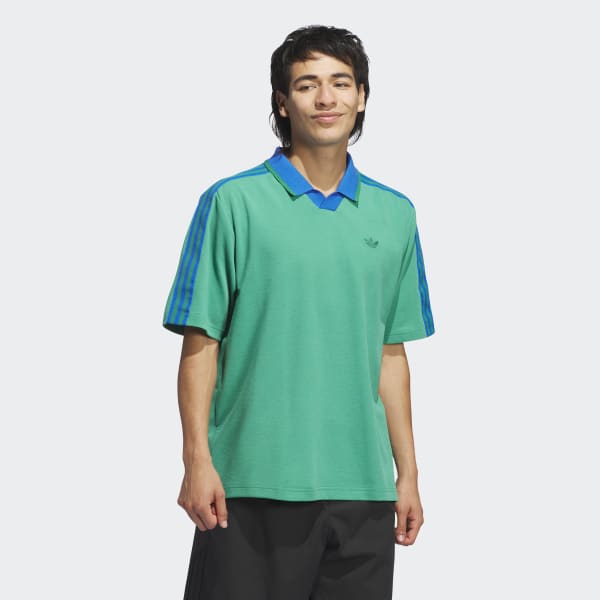 【Adidas コリア】 Rolling Links Polo Shirt adidas Koszulka Rolling Links Mock Neck Polo - Czerń