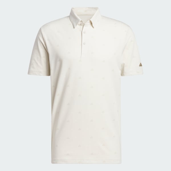 Beige Go-To Mini-Crest Print Polo Shirt