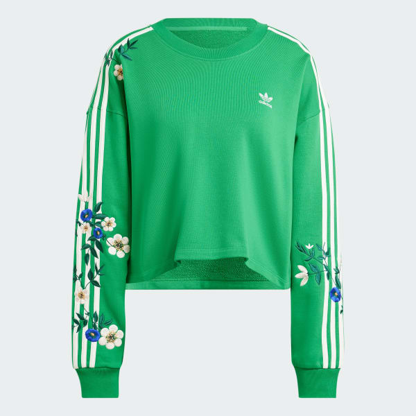 Flower adidas sweatshirt discount