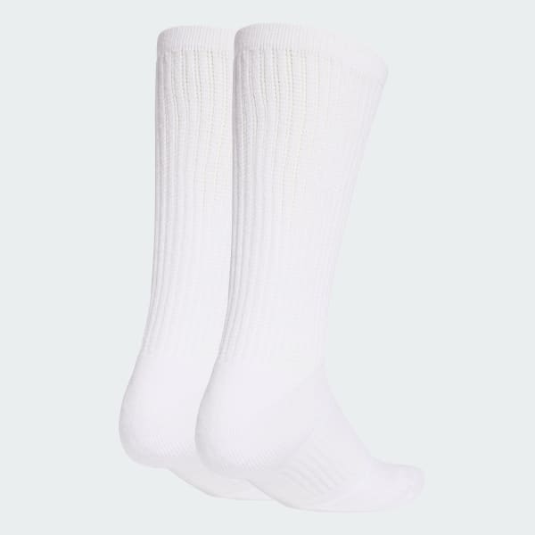 Blanco Medias Sueltas, Paquete de 2 Pares