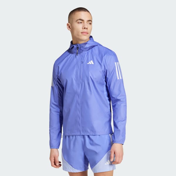 adidas Own the Run Jacket Blue adidas Singapore