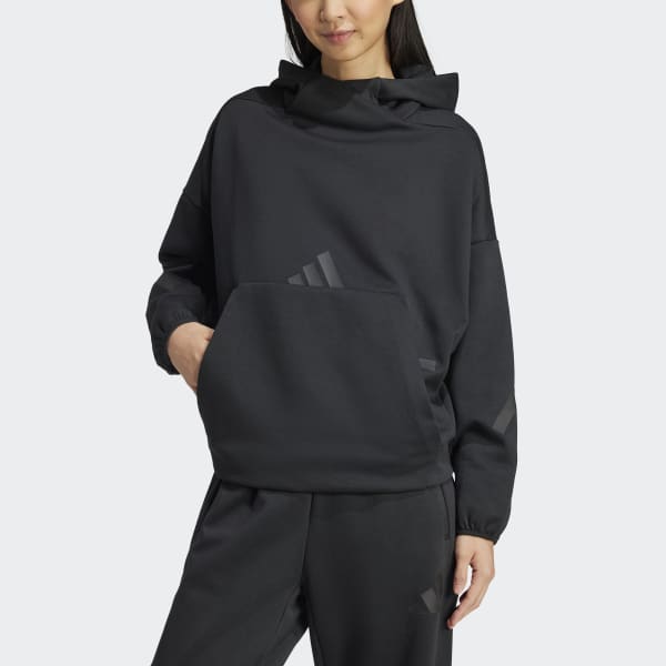 adidas Z.N.E. フード付きスウェットシャツ - ブラック