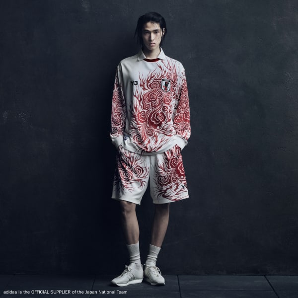 adidas Y-3 JFA Long Sleeve Tee - White | Free Shipping with