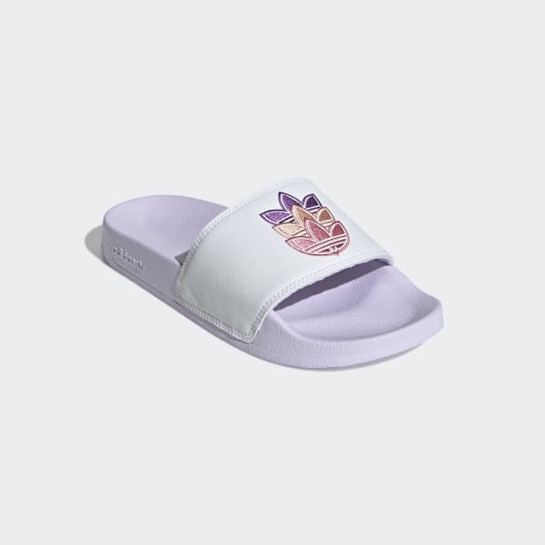 Adilette lite hot sale slides white