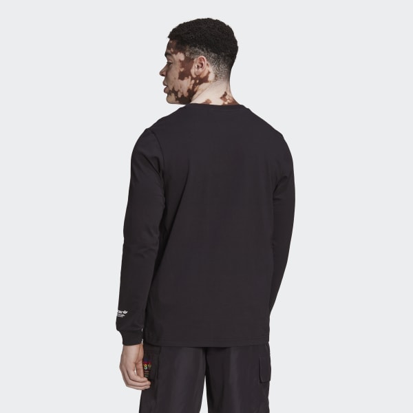 Svart Hyperreal Long Sleeve T-skjorte N0434