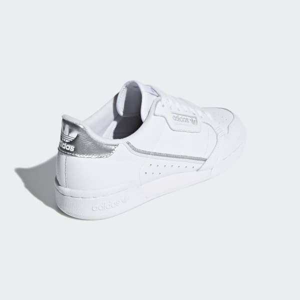 adidas continental 80 femme argent