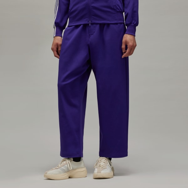 Purple stripe adidas pants outlet